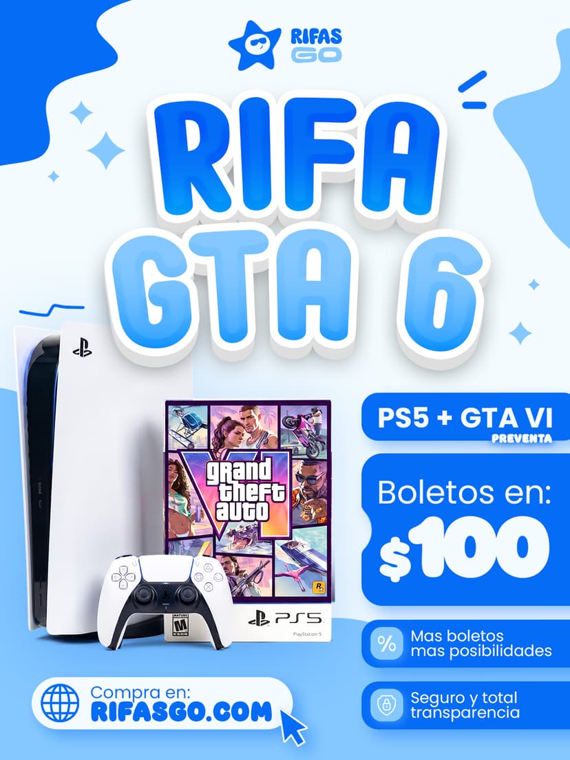 Gana una PS5 + la preventa oficial de GTA 6